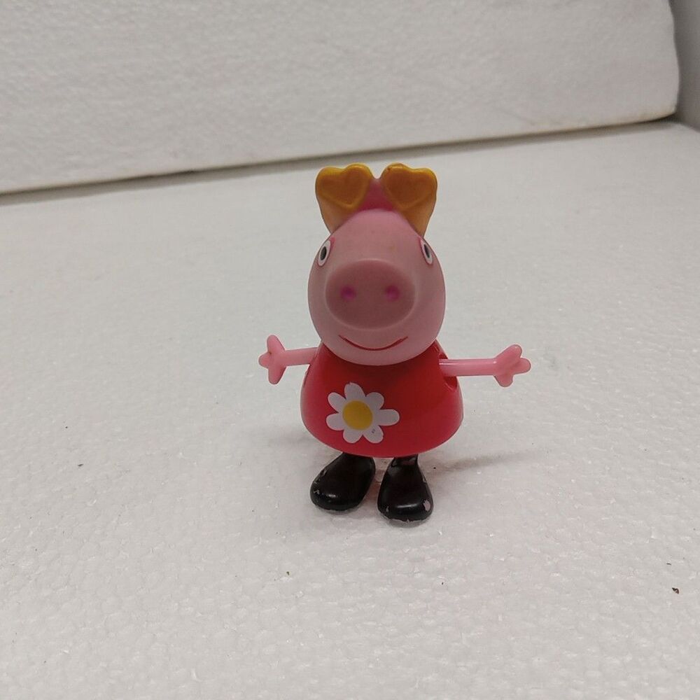 Jazzwares Peppa Pig with Flower Shirt Figure Toy